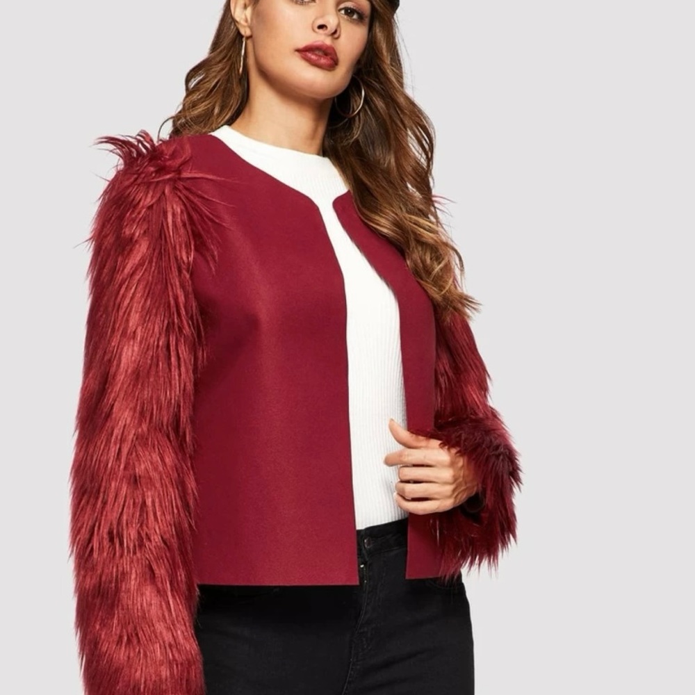 Open Front Coat - Picture 2 of 6